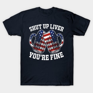 Funny 4th of July Beer T-Shirt